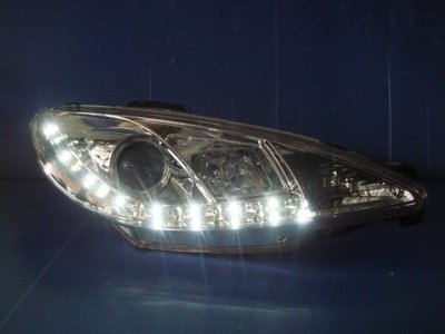 小亞車燈╠ 全新外銷版206 206CC晶鑽R8燈眉版魚眼大燈