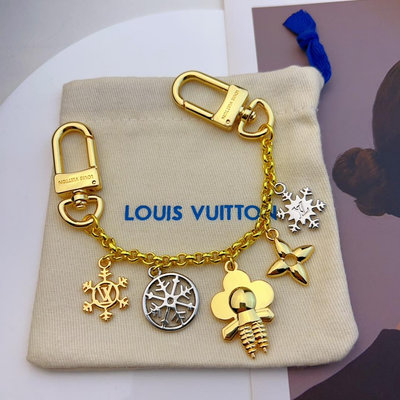 法國精品Louis Vuitton LV 吉祥物Vivienne系列雪花時尚百搭包包吊飾 掛件 代購