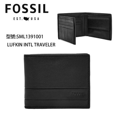 全新FOSSIL新款高級軟質真皮皮夾 大容量多卡層/有零錢袋雙鈔票層【黑色】現貨↗小夫妻精品嚴選↖