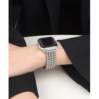 gaming微小配件-臺灣博主同款錶帶適用Apple watchs8/ultra/7/6/5全系列不銹鋼iwatch8 金屬錶帶 女士時尚錶帶-gm