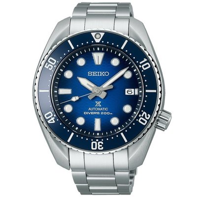 SEIKO KING PROSPEX精工愛海洋黑牌限量版陶瓷圈藍寶石鏡面200M鋼帶機械錶 型號：SPB321J1