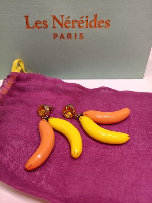 法國Les Nereides N2夏日水果耳環🍌香蕉