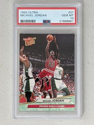1992-93 Ultra #27 Michael Jordan PSA10