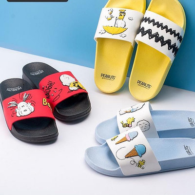Snoopy 史努比 涼鞋 拖鞋 女士 家用 夏天 室內 情侶 夏季 浴室 拖鞋
