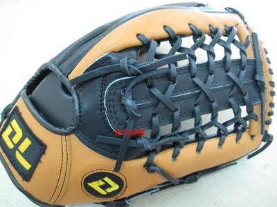 *DL13吋XP666全牛皮外野網狀球檔壘球手套 每個$1350元 贈手套袋