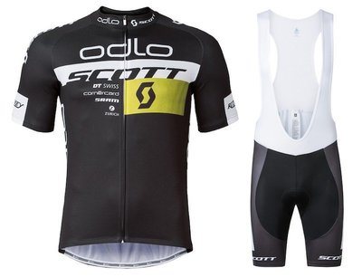 美國代購 Odlo Scott Odlo Racing Team Replica 車隊板短袖自行車衣車褲 S號