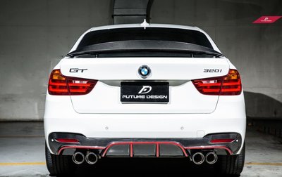 【政銓企業有限公司】BMW F34 3GT M TECH專用 P款 四出 抽真空碳纖維 卡夢 後下巴 後中包 免費安裝