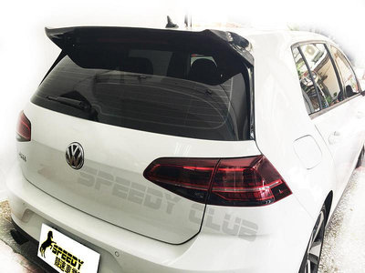 福斯 VW GOLF 7.5 GTI R 款尾翼 另有碳纖維 carbon  實車完工