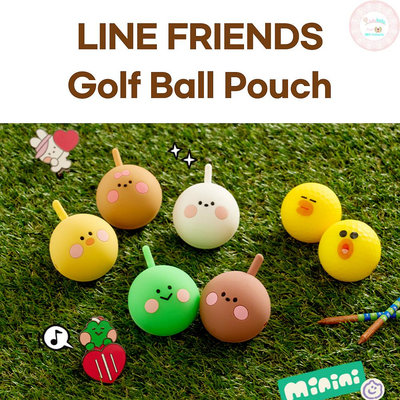 Line Friends 高爾夫球袋 Character 高爾夫球袋高爾夫球袋矽膠袋 Brown Sally Cony
