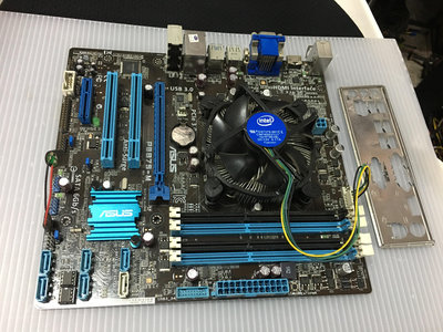 電腦雜貨店→華碩 ASUS P8B75-M 主機板(1155 B75 顯示 DDR3)二手良品 $500