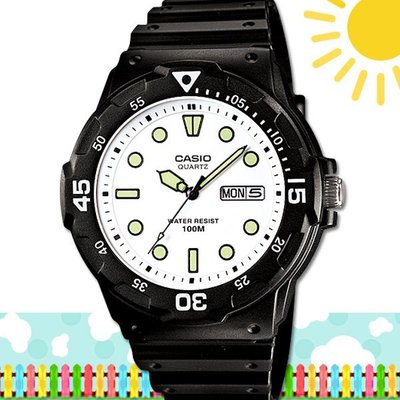 CASIO 時計屋 卡西歐手錶 MRW-200H-7E 男錶 指針錶 橡膠錶帶 黑  防水100米