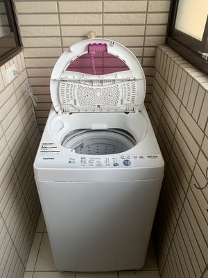 新竹二手洗衣機 TOSHIBA 東芝 AW-B7091E 7公斤洗衣機 舊機回收 套房出租 房東最愛