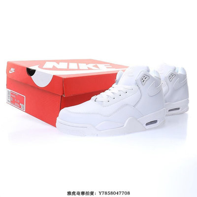 【潮牌酷動城】Nike Air Flight LegacyWhiteAJ4“皮革全白”百搭　輕盈　氣墊　籃球鞋　BQ4212-101　男女