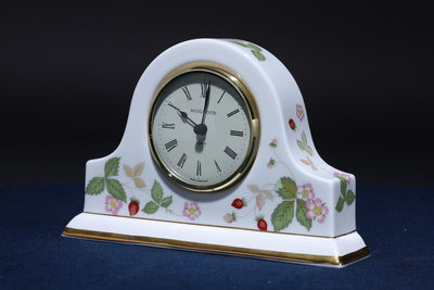 5/28結標 Wedgwood 野草莓鐘 C050628 -手錶 機械錶 鐘錶 發條鐘 座鐘 機械鐘 石英鐘 懷錶