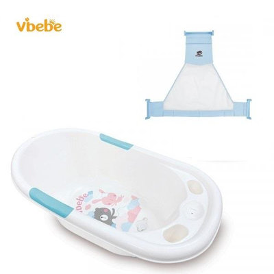Vibebe嬰幼兒專用浴盆VVF7600B/P+可調式沐浴網VVF76500B/P 766元