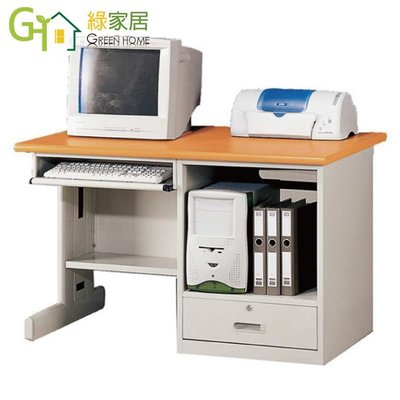 【綠家居】波夏克4.7尺辦公桌組合(鍵盤架＋開放櫃+單抽)