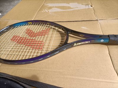 【銓芳家具】Kawasaki YOKOHAMA-1100 網球拍 附背袋 高級網球拍 鋁合金網球拍 比賽網球拍 練習球拍