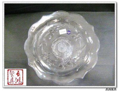 *~ 長鴻餐具~*日本SOGA玻璃高角盤~水果盤~點心盤~糖果盤~特惠價000A328