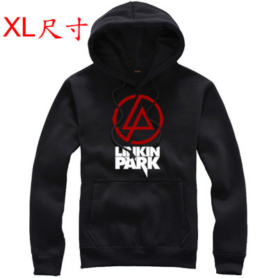 Linkin Park【聯合公園】【XL尺寸】連帽厚絨長袖搖滾樂團T恤(現貨供應 下標後可以立即出貨)