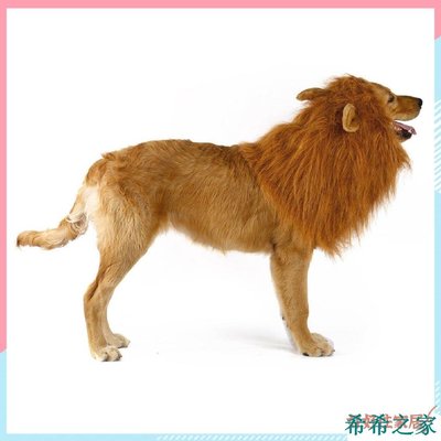 希希之家寵物服裝狗獅子假髮派對萬聖節節日鬃毛圍巾衣服