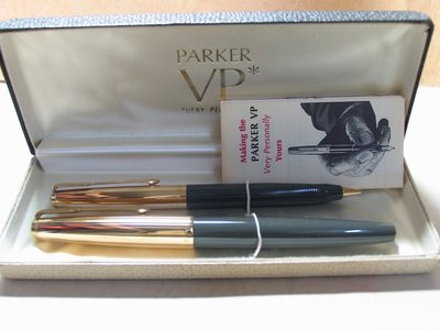 早期 全新 派克 VP 12K金 金筆 鋼筆 鉛筆 套筆 1963年製造