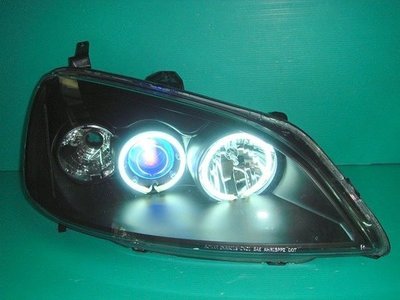 》傑暘國際車身部品《 全新 FERIO K10燻黑4CCFL藍光圈魚眼大燈.可任選光圈顏色