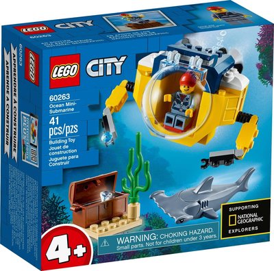 LEGO 樂高 60263 City系列 海洋迷你潛水艇 Ocean Mini-Submarine