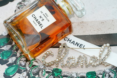 Chanel CHANEL Brooch 珍珠水晶別針