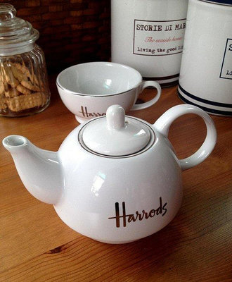 茶藝師 哈羅斯倫敦歐洲日本harrods陶瓷杯套裝馬克杯情侶杯咖啡杯茶壺骨