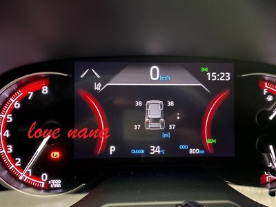 [[娜娜汽車]] 豐田 12代altis 專用 胎壓偵測顯示器 原廠訊號傳輸 同步訊號 讓你看見胎壓的數值 ORO