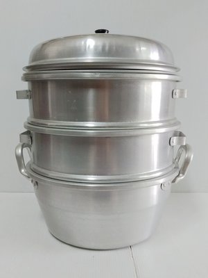 【寶來塢】鋁製 蒸籠 25公分 鋁鍋 蒸鍋 烹飪鍋 八成新