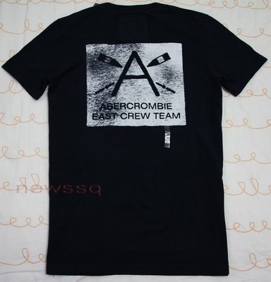 【全新真品 現貨】Abercrombie & Fitch 雙面圖案 T恤 (深藍色 No.149) S號 A&F AF