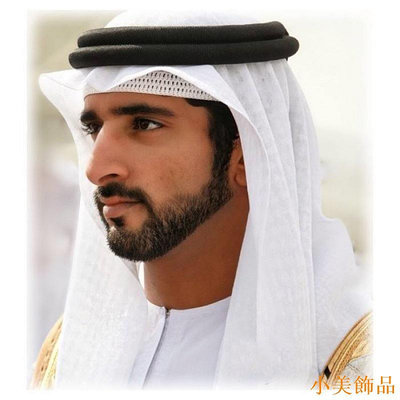 晴天飾品迪拜旅行男士頭帶沙特阿拉伯頭帶套裝中東禮拜帽子頭飾阿拉伯聯合酋長國男士圍巾穆斯林男士頭帶男頭巾卡塔爾