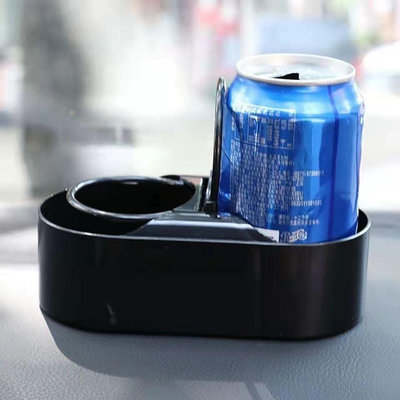 新品多功能車載水杯架車內用固定飲料架一分二置物盒車用茶杯托飲料架