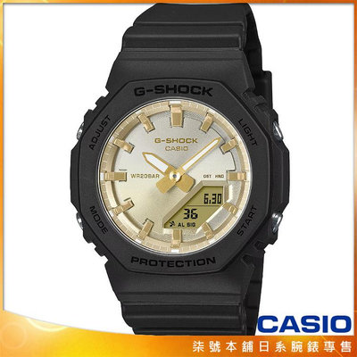 【柒號本舖】CASIO 卡西歐G-SHOCK WOMAN農家橡樹電子膠帶錶-黑 / GMA-P2100SG-1A (台灣公司貨)
