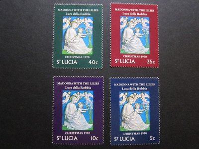 【雲品五】聖盧西亞St Lucia 1970 286-289 set MH 庫號#B515 62852