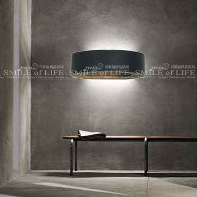 壁燈 現代簡約 北歐圓形壁燈 歐式設計壁燈 黑 白 SMQ22181☆司麥歐藝術精品照明