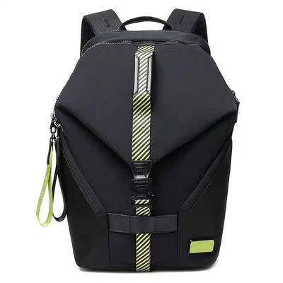 新款熱銷 TUMI 798673D 黑底拼色 防水尼龍 時尚後背包 背面可插行李箱 可放筆電 輕量 耐磨 大容量 旅行 商務 休閒 限量優惠