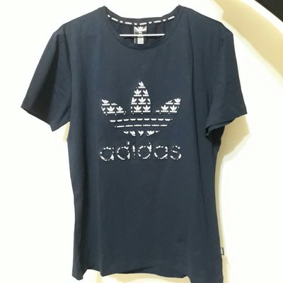 全新adidas寶藍色T-shirt