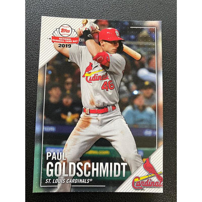 MLB Paul Goldschmidt 2019 球員卡日 紅雀隊