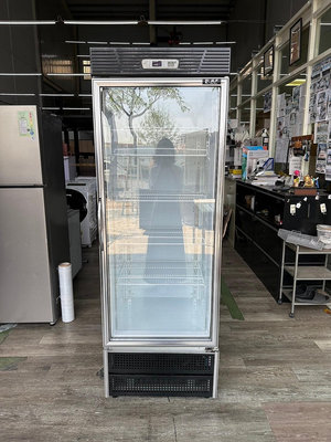 吉田二手傢俱❤瑞興單門458L直立式玻璃型冷藏冰箱 冷藏櫃 冷藏展示櫃 冷藏展示台 營業用冰箱 飲料冷藏冰箱
