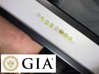 【台北周先生】天然Fancy彩色鑽石 共8.04克拉 黃鑽 綠鑽 粉鑽 繽紛色彩 各種切割 適合金工收藏 送GIA證書
