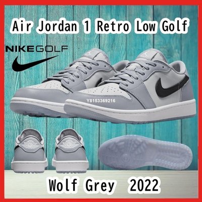 Air Jordan 1 Low Golf Wolf Grey 狼灰 黑勾 男女 DD9315-002