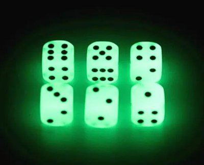 Luminous Dice 14mm Glowing Dice Drinking Games For Party Pub