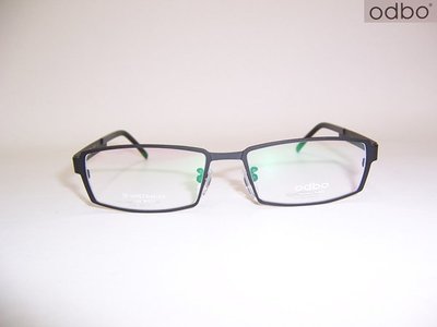 光寶眼鏡城(台南) odbo 專利無螺絲彈簧純鈦眼鏡*,中樑一體無焊接純鈦面1181/C1