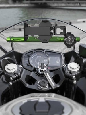 適用川崎Ninja忍者400風擋擴展支架改裝摩托車擋風板導流罩拓展桿