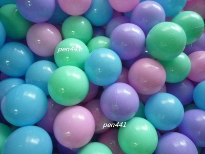 玩樂生活 馬卡龍色 彩色遊戲塑膠球7公分 1000顆 大顆球台灣製造 海洋球  充氣球池 充氣遊戲池球專用