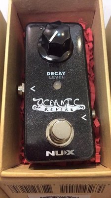 傑禾樂器 ～ NUX最新產品電吉他單顆效果器NRV-2 Oceanic Reverb