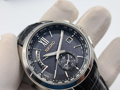 SEIKO brightz 太陽能 鈦金屬 電波對時手錶 #萬年曆 #二地時間 #世界時區 #藍寶石鏡面