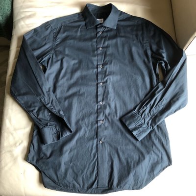 [品味人生]保證正品 ARMANI COLLEZIONNI  黑色 袖扣款  長袖襯衫  SIZE 42 適合XXL